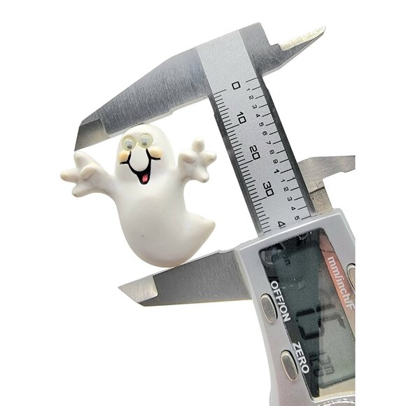 Hallmark 1993 Vintage Google Eyes Halloween Boo Ghost Pin - Picture 3 of 4